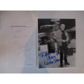 AUTOGRAPHED / SIGNED - MIKE FARRELL - FROM M.A.S.H  A4 SIZE AND NOTE