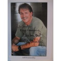 AUTOGRAPHED / SIGNED - JEFF FOXWORTHY - ACTOR AND LETTER A4 SIZE