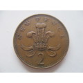 GREAT BRITAIN  - 2 NEW PENCE 1971  COIN   (A)