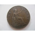 GREAT BRITAIN -  1934   -    ONE PENNY