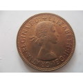 great britain  - HALF PENNY  -  1967