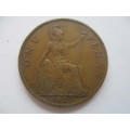 GREAT  BRITAIN  1927 1 PENNY LOVELY CONDITION