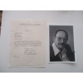 AUTOGRAPHED/SIGNED - PROFESSOR OF GEOLOGY G.J. WASSERBURG INVOLVED WITH THE APOLLO  PROJECTS!!!!