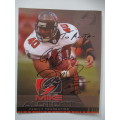 AUTOGRAPHED / SIGNED - MIKE ALSTOTT   -  BUCCANEERS HALL OF FAME A4 SIZE