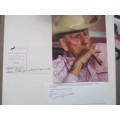 AUTOGRAPHED / SIGNED - RANCE HOWARD FATHER OF RON AND ACTOR A4 SIZE