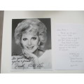 AUTOGRAPHED / SIGNED - RUTA LEE A4 SIZE SEVEN BRIDES FOR 7 BROTHERS