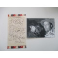 AUTOGRAPHED / SIGNED - JASON WINGREEN - WESTERN ACTOR AND LETTER