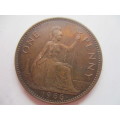 GREAT BRITAIN - 1966 ONE PENNY  - GREAT DETAIL
