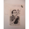AUTOGRAPHED / SIGNED - SID CAESAR  - POST CARD SIZE
