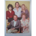 PRINTED  AUTOGRAPHS  CAST OF THREES COMPANY  -
