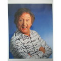AUTOGRAPHED / SIGNED - SIR KEN DODD A4 AND LETTER