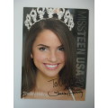 AUTOGRAPHED / SIGNED - MISS TEEN USA -  SHELLEY HENNIG