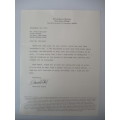 PRINTED LETTER - DANIELLE STEEL A4 SIZE