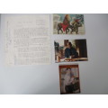 AUTOGRAPHED / SIGNED - LETTER AND NUMOUROUS SIGNED PHOTOS OF ARTIST BENGT DAHLIN
