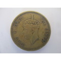 HONG KONG 1948 10c  COIN  - KING GEORGE VI