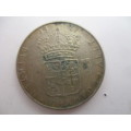 SWEDEN  1 KRONEN GUSTAF -  1967 COIN