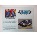 AUTOGRAPHED / SIGNED - JOHN ANDRETTI  AND PRINTED AUTOGRAPH BOTH A4 SIZE