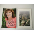 AUTOGRAPHED / SIGNED JUDY NORTON TAYLOR - MARY ELLEN THE WALTONS  AND CARD