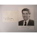 AUTOGRAPHED / SIGNED - RUUD LUBBERS - FORMER DUTCH PRIME MINISTER