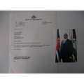 AUTOGRAPHED / SIGNED - PRESIDENT OF DOMINICA  DR. NICHOLAS LIVERPOOL