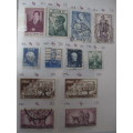GREAT BRITAIN / INDIA / GRENADA /  IRELAND  3 BOOKLETSOF MINT AND USED STAMPS HINGED