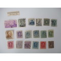 SPAIN - LOT OF  KING ALFONSO XIII USED PREVIOUSLY HINGED STAMPS