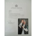 AUTOGRAPHED / SIGNED - FORMER PRESIDENT OF AFGHANISTAN - HAMID KARZAI