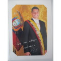 PRINTED AUTOGRAPH OF PRESIDENT OF ECUADOR