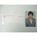 PRINTED AUTOGRAPH  - PRIME MINISTER OF NEW ZEALAND HELEN CLARK