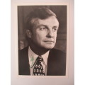 AUTOGRAPHED / SIGNED - PETER LOUGHEED - CANADIAN POLITICIAN