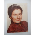 AUTOGRAPHED / SIGNED - SIMONE VEIL - 12TH  PRESIDENT OF FRANCE AND LETTER