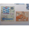 SINGAPORE - LOT OF HINGED STAMPS