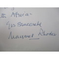AUTOGRAPHED / SIGNED - HAND WRITTEN LETTER MARGARET RHODES THE QUEENS COUSIN