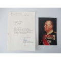 PHOTOGRAPH OF KING OFNORWAY  AND LETTER  1989