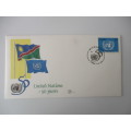 AUTOGRAPHED / SIGNED - BAN KI-MOON  FORMER SECRETARY GENERAL UNITED NATIONS X2 FDC