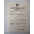 AUTOGRAPHED / SIGNED - NORMAN FOWLER HOUSE OF LORDS SECRETARY OF STATE UK