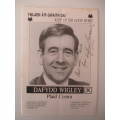 AUTOGRAPHED / SIGNED - DAFYDD WIGLEY HOUSE OF LORDS  SIGNED PRE ELECTION FLYER