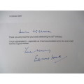 AUTOGRAPHED / SIGNED - FORMER PRIME MINISTER OF ENGLAND SIR EDWARD HEATH