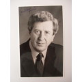 AUTOGRAPHED / SIGNED - DR. GARRET FITZGERALD THE TAOISEACH  AND LETTER