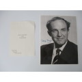 AUTOGRAPHED / SIGNED - GEORGE YOUNGER  4TH VISCOUNT  1979