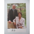 PRINTED AUTOGRAPH FORMER PRIME MINISTER JOHN MAJOR