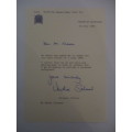 AUTOGRAPHED / SIGNED SIR EDWARD HEATH FORMER PRIME MINISTER OF ENGLAND