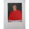 PHOTOGRAPH OF A CARDINAL  OF THE VATICAN AND CARD  SIGNED
