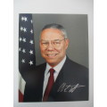 AUTOGRAPHED / SIGNED - COLIN POWELL GEN.  SECRETARY OF STATE