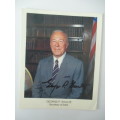 AUTOGRAPHED / SIGNED - GEORGE P. SHULTZ SECRETARY OF STATE