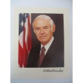 AUTOGRAPHED / SIGNED -  ATTORNEY GENERAL WILLIAM FRENCH SMITH A4 SIZE