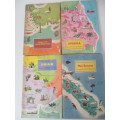 AMERICAN GEOGRAPHICAL SOCIETY - AROUND THE WORLD 4 BOOKS  1960`S