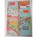 AMERICAN GEOGRAPHICAL SOCIETY - AROUND THE WORLD 4 BOOKS  1960`S