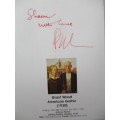 AUTOGRAPHED / SIGNED - PIETER DIRK UYS AS EVITA  SIGED CARD