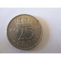 HOLLAND - 25c  COIN - 1950